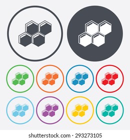 Honeycomb icon. 