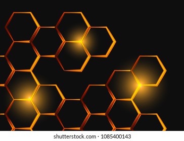 Honeycomb icon. Abstract honeycomb logo vector. Beehive symbol vector. Honey Comb Logo Template Design Vector, Emblem, Design Concept, Creative Symbol, Icon