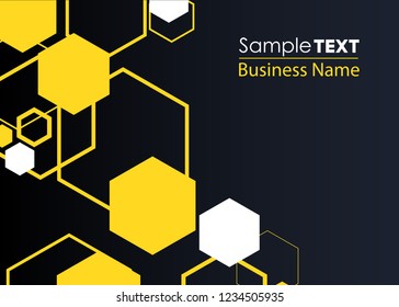 Honeycomb Icon. Abstract Honeycomb Logo Vector. Beehive Symbol Vector. Honey Comb Logo Template Design Vector, Design Concept, Creative Symbol, Icon. Orange Abstract  Honey Background Pattern Hexagons
