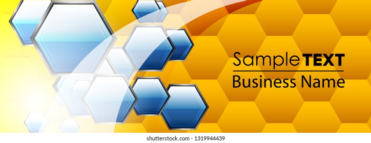 Honeycomb icon. Abstract honeycomb logo vector. Beehive symbol vector. Honey Comb Logo Template Design Vector, Design Concept, Creative Symbol, Icon. Orange abstract honey background pattern hexagons