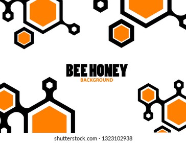 Honeycomb icon. Abstract honeycomb logo vector. Beehive symbol vector. Honey Comb Logo Template Design Vector, Emblem, Design Concept, Creative Symbol, Icon, Outline bee symbol 