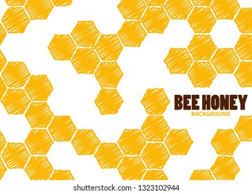 Honeycomb icon. Abstract honeycomb logo vector. Beehive symbol vector. Honey Comb Logo Template Design Vector, Emblem, Design Concept, Creative Symbol, Icon, Outline bee symbol 