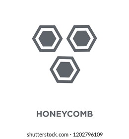 Honeycomb icon. Honeycomb design concept from Agriculture, Farming and Gardening collection. Simple element vector illustration on white background.