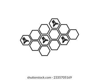 diseño de icono de honeycomb con vector