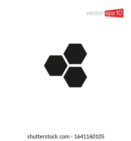 Honeycomb Icon Design Vector Template
