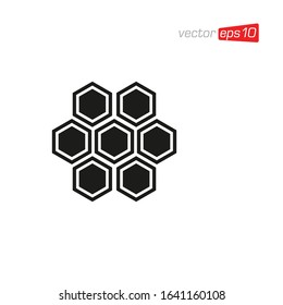 Honeycomb Icon Design Vector Template
