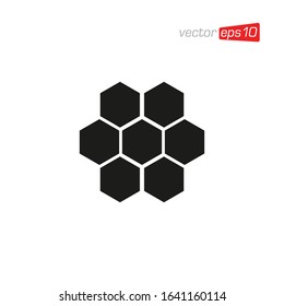 Honeycomb Icon Design Vector Template