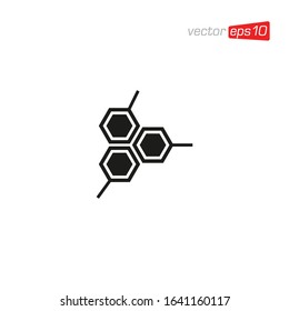 Honeycomb Icon Design Vector Template