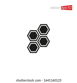 Honeycomb Icon Design Vector Template