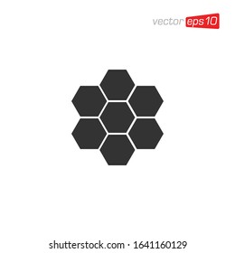 Honeycomb Icon Design Vector Template