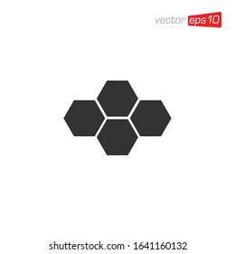 Honeycomb Icon Design Vector Template