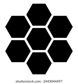 Honeycomb icon. flat style design. honeycomb sign. EPS10
