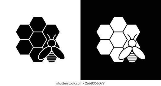 Honeycomb icon. graphic design vector symbols pack