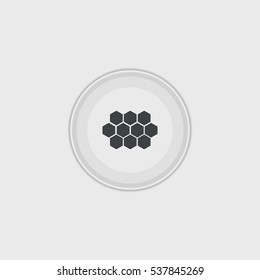 honeycomb  icon illustration isolated vector sign symbol