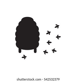 honeycomb icon illustration isolated vector sign symbol