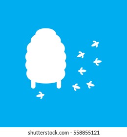 honeycomb icon illustration isolated vector sign symbol