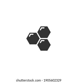 Honeycomb Icon, Isolated Honeycomb Sign Icon, Vector Illustration