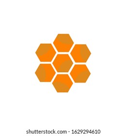 Honeycomb icon logo design vector illustration template
