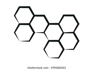 Icono de Honeycomb sobre fondo blanco.
