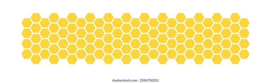 Honeycomb icon. On a white background. Vector.