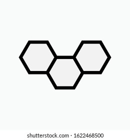 Honeycomb Icon. Sign & Symbol - Vector.