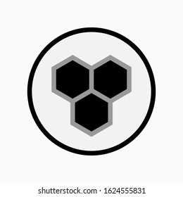 
Honeycomb Icon. Sign & Symbol - Vector.