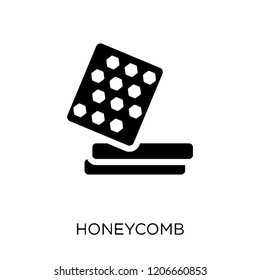 Honeycomb icon. Honeycomb symbol design from Agriculture, Farming and Gardening collection. Simple element vector illustration on white background.