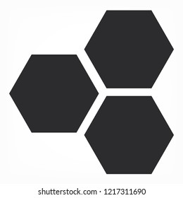 honeycomb icon vector