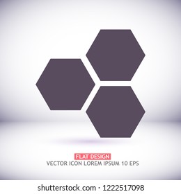 honeycomb icon vector