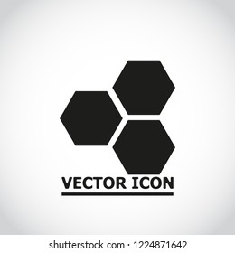 honeycomb icon vector