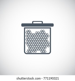 Honeycomb icon vector 