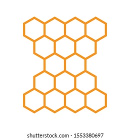 Honeycomb icon vector background texture illustration design
