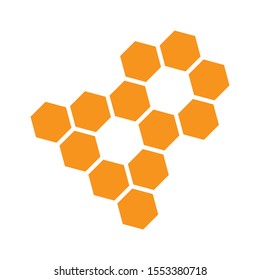 Honeycomb icon vector background texture illustration design