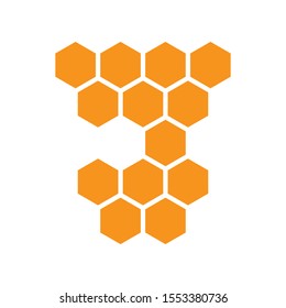 Honeycomb icon vector background texture illustration design