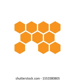 Honeycomb icon vector background texture illustration design