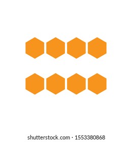 Honeycomb icon vector background texture illustration design