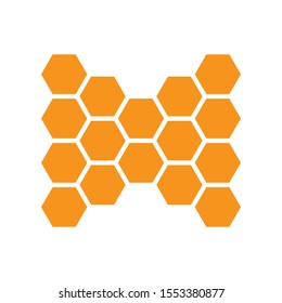 Honeycomb icon vector background texture illustration design