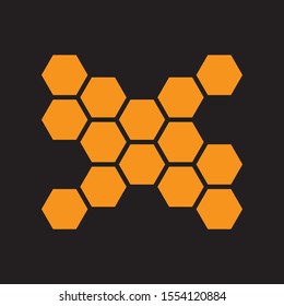 Honeycomb Icon Vector Background Texture Illustration Design