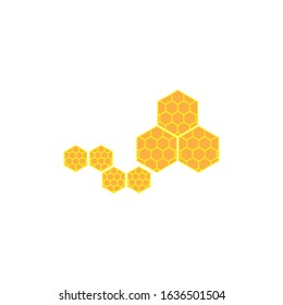 Honeycomb icon vector background texture illustration design