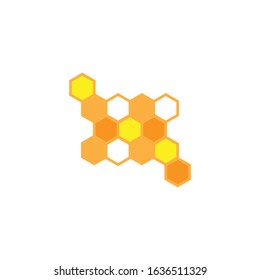 Honeycomb icon vector background texture illustration design