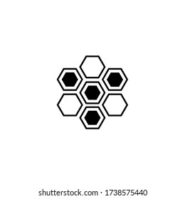 Honeycomb Icon Vector Illustration Design