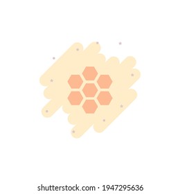 Honeycomb Icon Vector Illustration Design