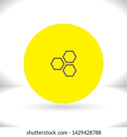 honeycomb icon vector . Lorem Ipsum Illustration design