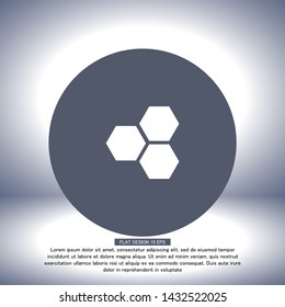 honeycomb icon vector . Lorem Ipsum Illustration design