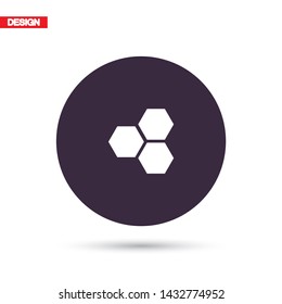honeycomb icon vector . Lorem Ipsum Illustration design