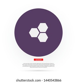 honeycomb icon vector . Lorem Ipsum Illustration design