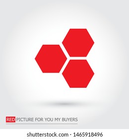 honeycomb icon vector . Lorem Ipsum Illustration design