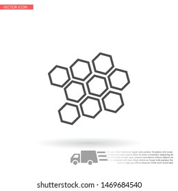 honeycomb icon vector . Lorem Ipsum Illustration design