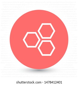 honeycomb icon vector . Lorem Ipsum Illustration design