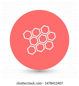 honeycomb icon vector . Lorem Ipsum Illustration design